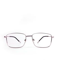 Parar Classic Full Frame Rectangular Unisex Eyeglasses - BROWN