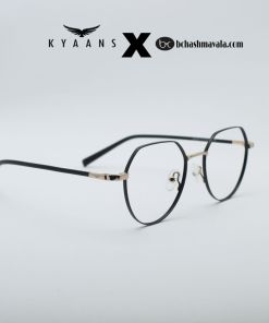 KYAANS black Full Rim ROUND  Eyeglasses BY BC.
