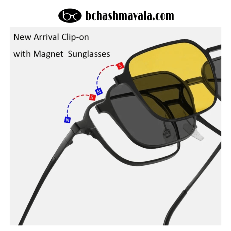 Titanium metal clipon eyeglasses attachment eyeglasses